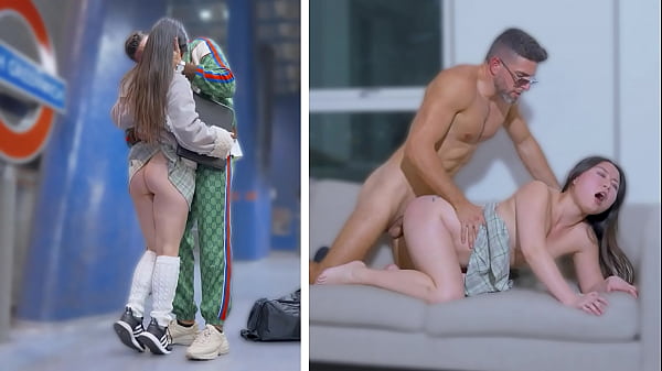 Cute Petite Chinese Girl Gets Picked Up & Fucked Hard In London!