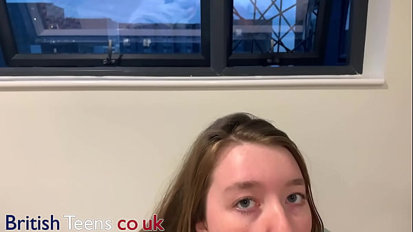 Gorgeous British 18 Year Old Sucks Cock And Plays With Cum