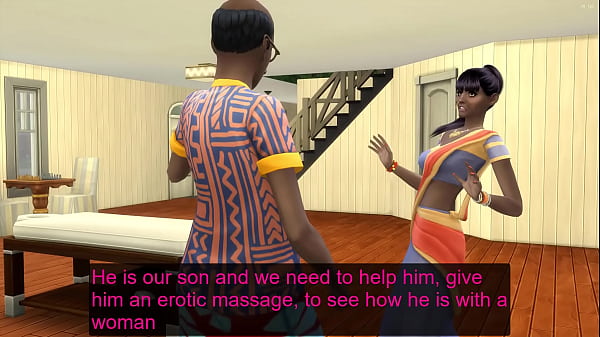 Indian step Mom Hardly Convinced By step Dad to have first time sex with step Son to Deflower in an erotic massage – Shy teen