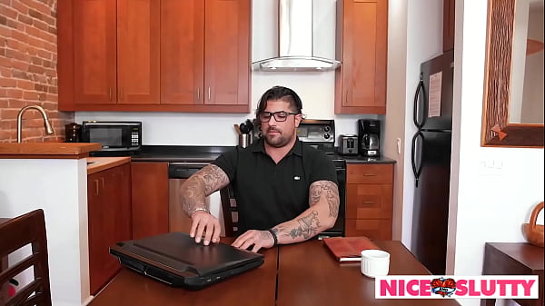 Velour Noir Sucks me During Zoom Meeting Until the Last Drop for NiceAndSlutty