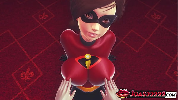 Helen Parr The Incredibles Gets an Orgasm from Breast Play and Cunnilingus – Fingering Her Tight Pussy in 3D Animation
